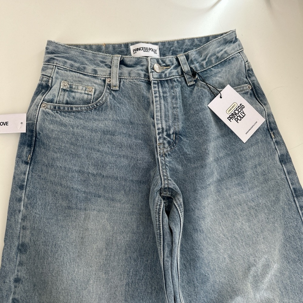 Princess Polly Light Blue Jeans